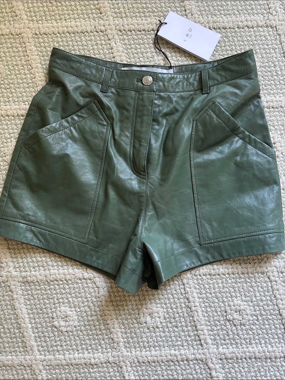 Iro leather shorts sz FR 36/ 4 US